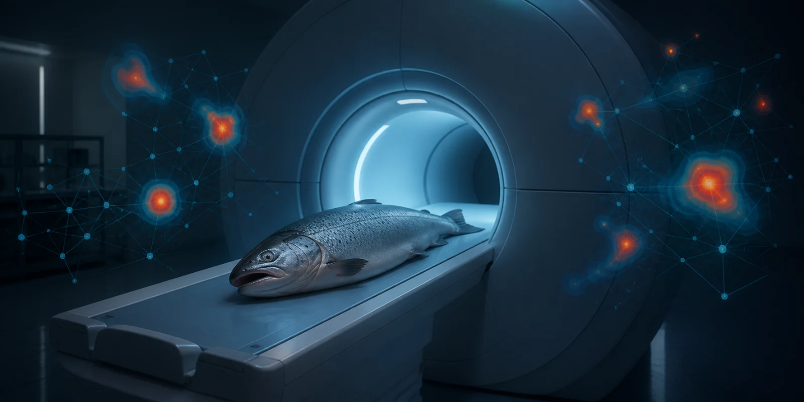 MRI 扫描台上的鲑鱼周围出现误导性的伪阳性激活与神经网络信号